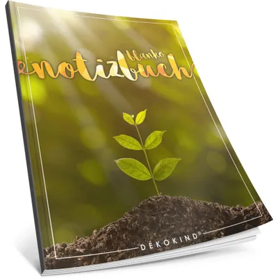 Immagine prodotto di Dékokind®: Quaderno neutro, formato circa A4 • 100 pagine con indice