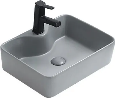 Obrázek produktu pro Mexen Eva umyvadlo na desku 48 x 37 cm, Světle matová šedá- 21424961