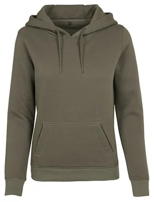 Immagine prodotto di Build Your Brand - Felpa con cappuccio pesante da donna LT2348 (3XL) (oliva)
