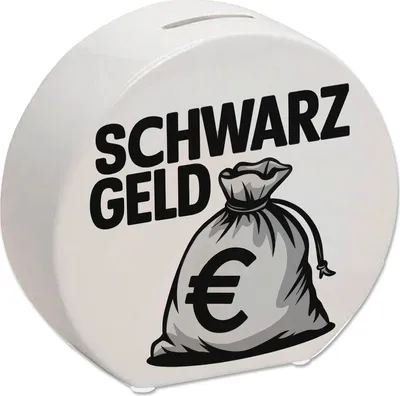 Produktbild von Euro-Sack SCHWARZ GELD Spardose