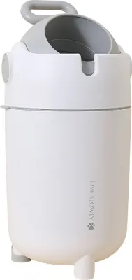 Produktbild von Buxibo Windeleimer – Geruchlos – Langlebig – Antibakteriell – 15 l – Weiß