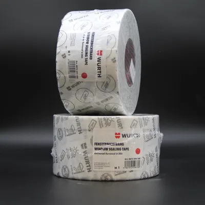 Produktbild von WüRTH Fensterdichtband Universal Euraseal U-305 – feuchtevariable Membran, RAL-geeignet, 100 mm x 40 m