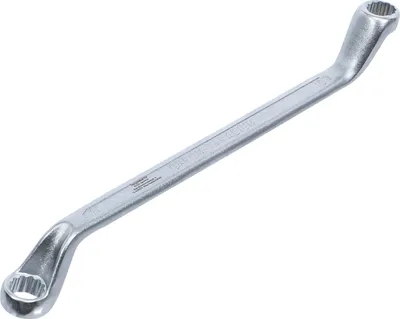 Image de BGS 30210 Clé polygonale double, coudée à 75°, 10x11 mm