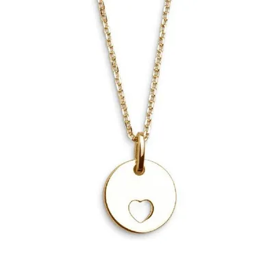 Produktbild von Xenox Damen 925 Sterling Silber Halskette mit Herz-Anhänger in goldfarben - XENOX Love Story - XS3537G
