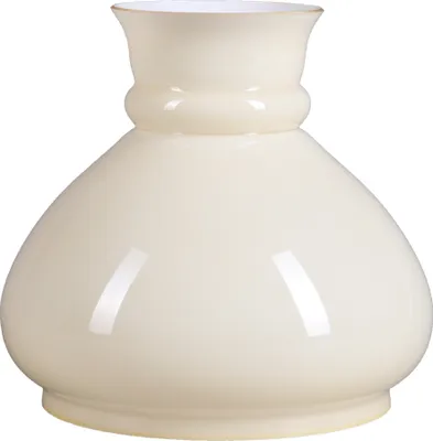Produktbild von Petroleumglas Ø 145mm Beige Lampenglas Ersatzglas Leuchtenlas Opalglas Lampenschirm Glas