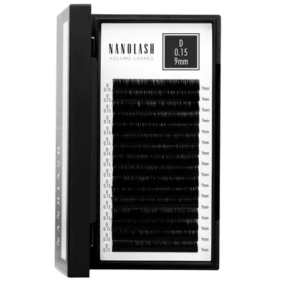 Productafbeelding van Wimpers voor Wimperextensions Nanolash 0.15 D 9mm