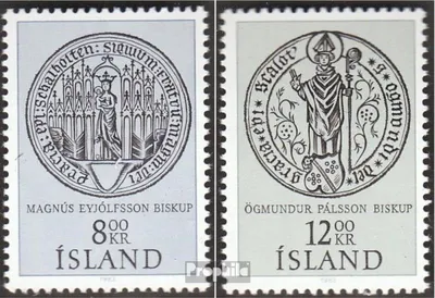 Produktbild von Briefmarken Island 1983 Mi 606-607 (kompl.Ausg.) postfrisch NORDIA