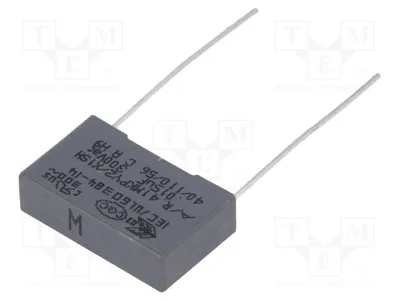 Obrázek produktu pro 2x Kondenzátor: Y2, 15 nF, ±20 %, 15 mm, 18x5x11 mm, 300 VAC, typ R413I2150DQM1M