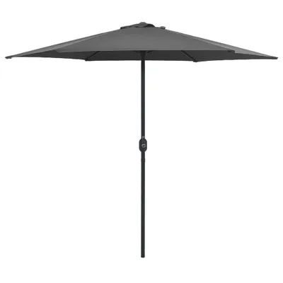 Image de Parasol avec mât en aluminium 270 x 246 cm Anthracite