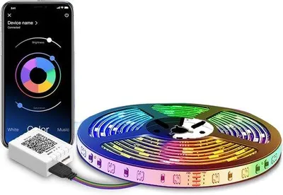 Obrázok produktu pre LED pásiky 6 metrov – viacfarebné osvetlenie – LED osvetlenie