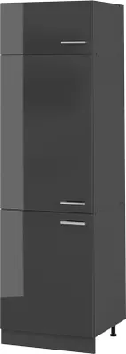Zdjęcie produktu dla Szafka na lodówkę Vicco R-Line Antracyt wysoki połysk 60 cm, Model 53669