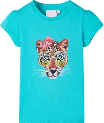 Produktbild von Design Kinder-T-Shirt Minzgrün 128, Langarmshirts 2024 Neu