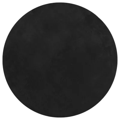 Immagine prodotto di vidaXL Tappeto HUARTE a pelo corto morbido e lavabile nero Ø 160 cm
