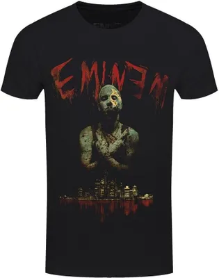 Produktbild von Eminem - "Bloody Horror" T-Shirt für Herren/Damen Uni RO1473 (S) (Schwarz)