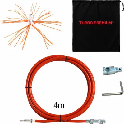Obrázok produktu pre Rotačná kefa na čistenie komína TURBO Premium® Anaconda - 4m