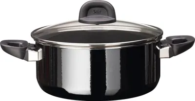 Imagen del producto de SILIT, línea Modesto, sartén para asar con tapa, de 24 cm, color