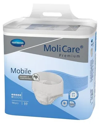 Obrázok produktu pre Absorbentné nohavičky Molicare Premium Mobile, veľkosť L, 14 kusov