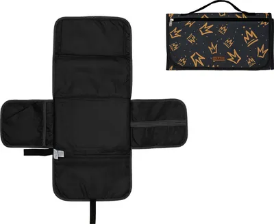 Produktbild von Hamur Home Tragbarer Wickler Wickeltasche Baby Organizer für Windeln, Tücher und Creme Tasche für Kinderwagen Wickeltisch (Elegant)