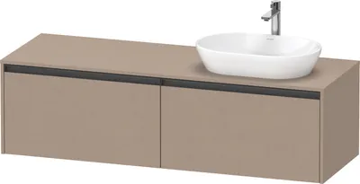 Produktbild von Duravit Ketho.2 Wastafelonderkast 160x55x45,9 cm Mat Linnen