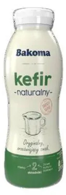 Obrázek produktu pro Kefir naturalny Bakoma 2,5% tłuszczu 370 g