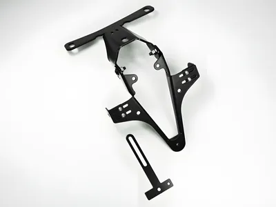 Zdjęcie produktu dla Uchwyt tablicy rejestracyjnej ZIEGER Basic kompatybilny z BMW S 1000 RR BJ 2009-18 / S 1000 R BJ 2014-18