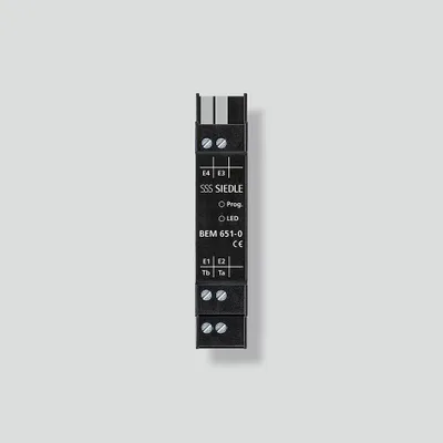 Produktbild von Siedle BEM 651-0 Bus-Eingangs-Modul Hutschiene Schwarz