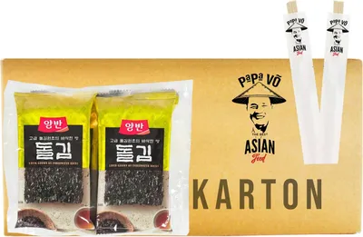 Produktbild von Dongwon Seetang Snack geröstet 24er Pack (24x28g)