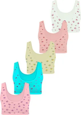 Produktbild von 5er Set Mädchen Bustier BH - Mix - Bunt