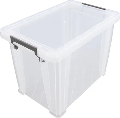 Produktbild von Whitefurze Aufbewahrungsbox - 18,5 Liter - Transparent - 40 x 26 x 29 cm