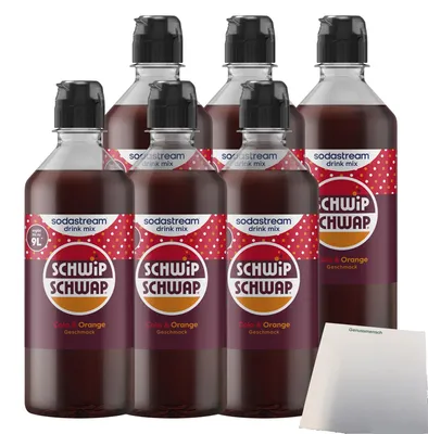 Produktbild von SodaStream Schwip Schwap VPE (6x440ml Flasche) + usy Block
