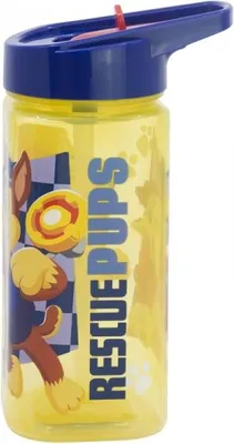 Image de Bouteille d'eau Paw Patrol 510ml pour enfants avec paille & couvercle