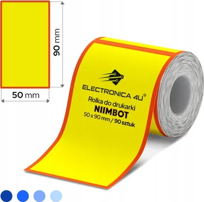 Zdjęcie produktu dla Etykiety samoprzylepne naklejki termiczne Niimbot B1 B4 B21 B3S B31 50x90