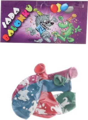 Obrázek produktu pro Balonky kulaté potisk Dinosauři (4ks)