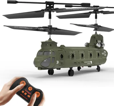 Produktbild von RC Helikopter SYMA S026H - RC Hubschrauber 3 Kanal - Indoor Mini Helikopter mit LED Beleuchtung, Gyroskop & Höhehalte Funktion