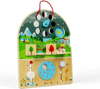 Produktbild von BigJigs Holz Wettertafel pädagogisches Spielzeug für Kinder