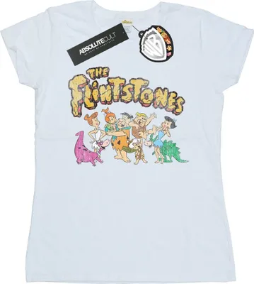 Produktbild von The Flintstones - T-Shirt für Damen BI20275 (L) (Weiß)