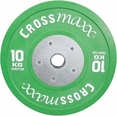 Produktbild von Lifemaxx Crossmaxx Competition Bumper Plate 10 kg GRÜN