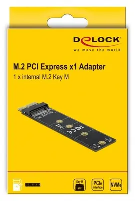 Image de DELOCK DeLOCK Adaptateur PCI Express x1 vers M.2 Key M
