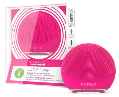 Produktbild von FOREO LUNA 4 play Gesichtsreinigungsbürste – Sanftes Reinigungs- & Massagegerät aus Silikon