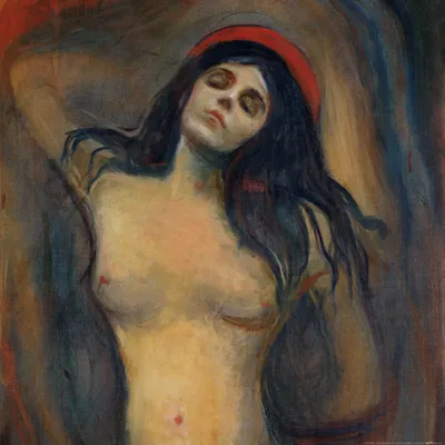 Obrázek produktu pro Edvard Munch umělecký obraz - Madona, 1894-1895 (70 x 70 cm)
