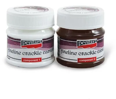 Obrázok produktu pre Praskajúci lak s jemnými líniami 2-fázový - 50 ml + 50 ml