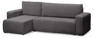 Produktbild von Ecksofa mit Schlaffunktion Kingi Stahlbronze