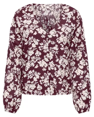 Productafbeelding van Onlzion Stryla, lang袖 shirt met knoopsluiting, katoen