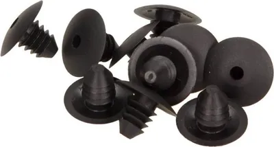 Produktbild von 10 Stück Clips, Serie A11888, mit den Maßen 15 mm Höhe und 9 mm Durchmesser