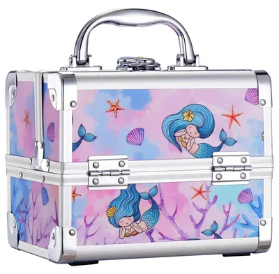 Productafbeelding van Make-up opbergdoos met spiegel en opbergruimte