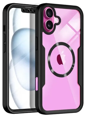 Image de Techsuit ColorVerse 360 Étui avec film de protection et MagSafe pour Apple iPhone 16 Plus - Noir