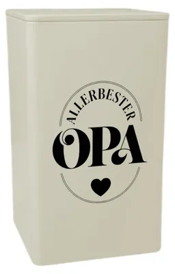 Produktbild von Allerbester Opa Herz Dose 900ml für Großväter