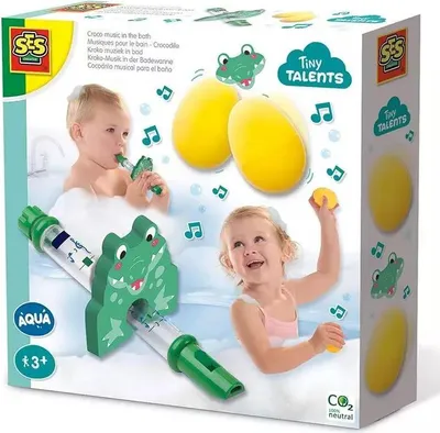 Zdjęcie produktu dla Zabawka do kąpieli flet krokodyl