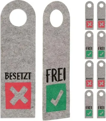 Obrázek produktu pro Cedule na dveře obsazeno  sada 10 kusů