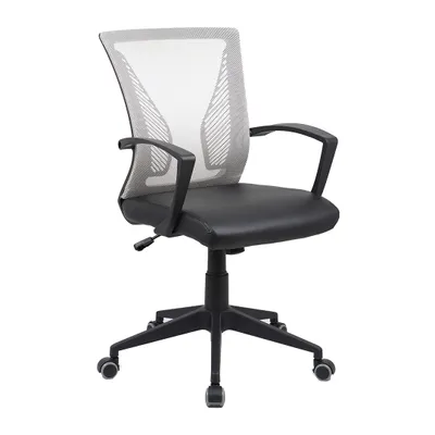Image de Chaise de bureau ergonomique | Chaise pivotante réglable en hauteur | Chaise de bureau pour bureau et bureau à domicile - Offilo PU